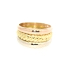 ANILLO EN TRES OROS 18K