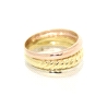 ANILLO EN TRES OROS 18K