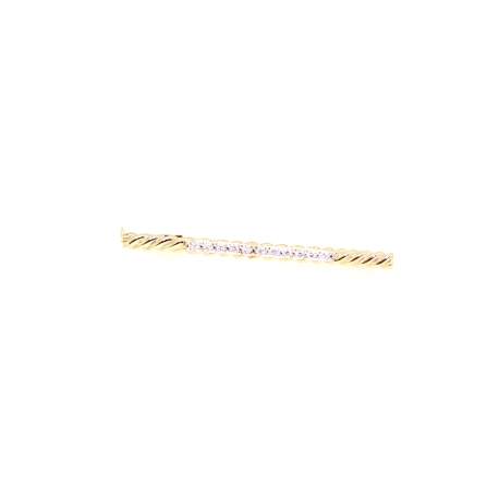 ALFILER EN ORO 14K CON 0.28 CT EN BRILLANTES