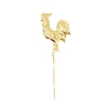 ALFILER GALLO EN ORO DE 18K